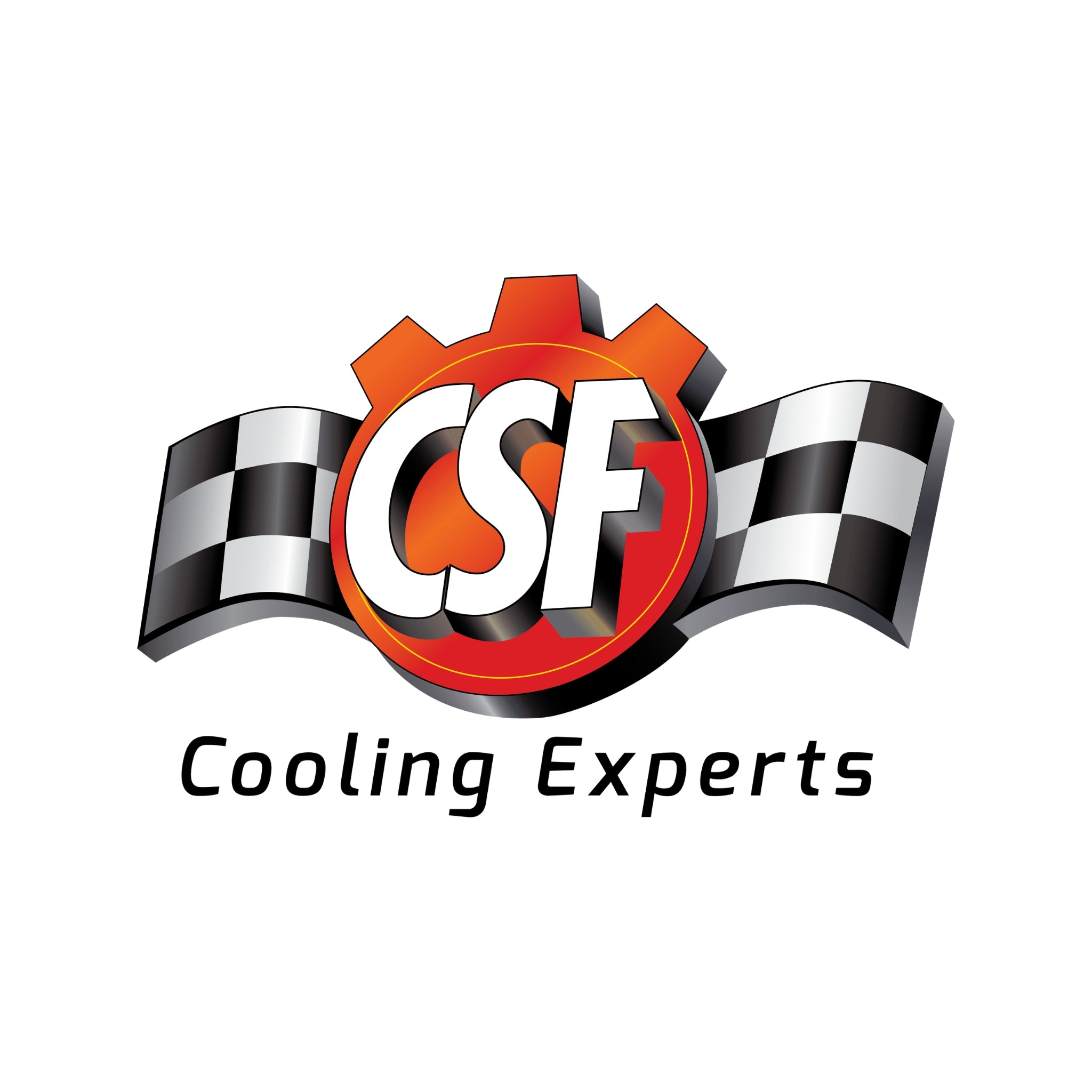 CSF logo – leading brand in automotive cooling solutions and high-performance charge air coolers