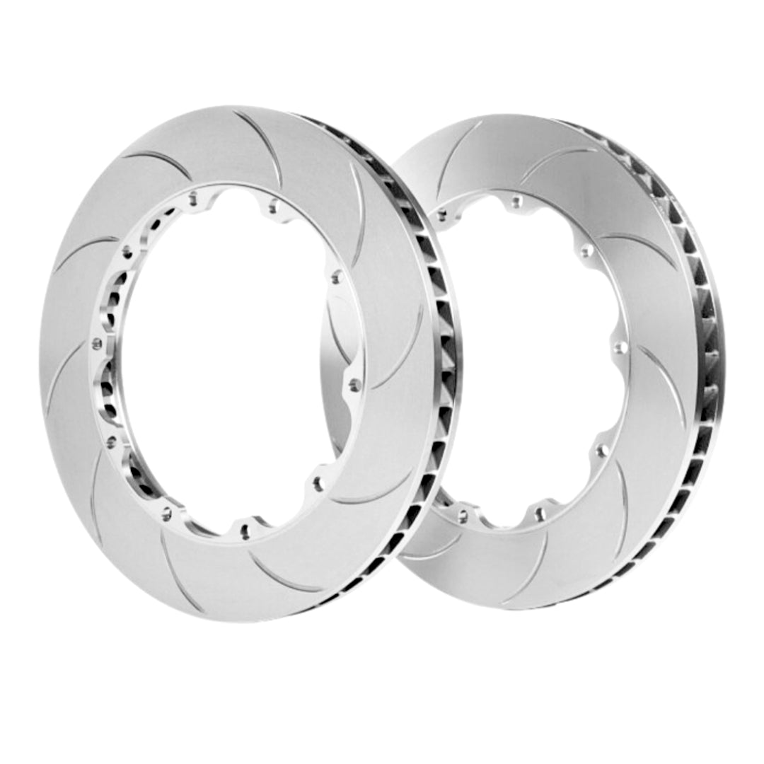 GiroDisc Slotted Rear Replacement Rings for Mitsubishi Lancer Evo