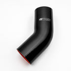 Black silicone hose with '411 Works' branding on a white background