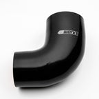 Black silicone hose with '411 Works' logo on a white background