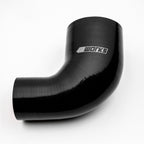 Black silicone hose with '411 Works' logo on a white background