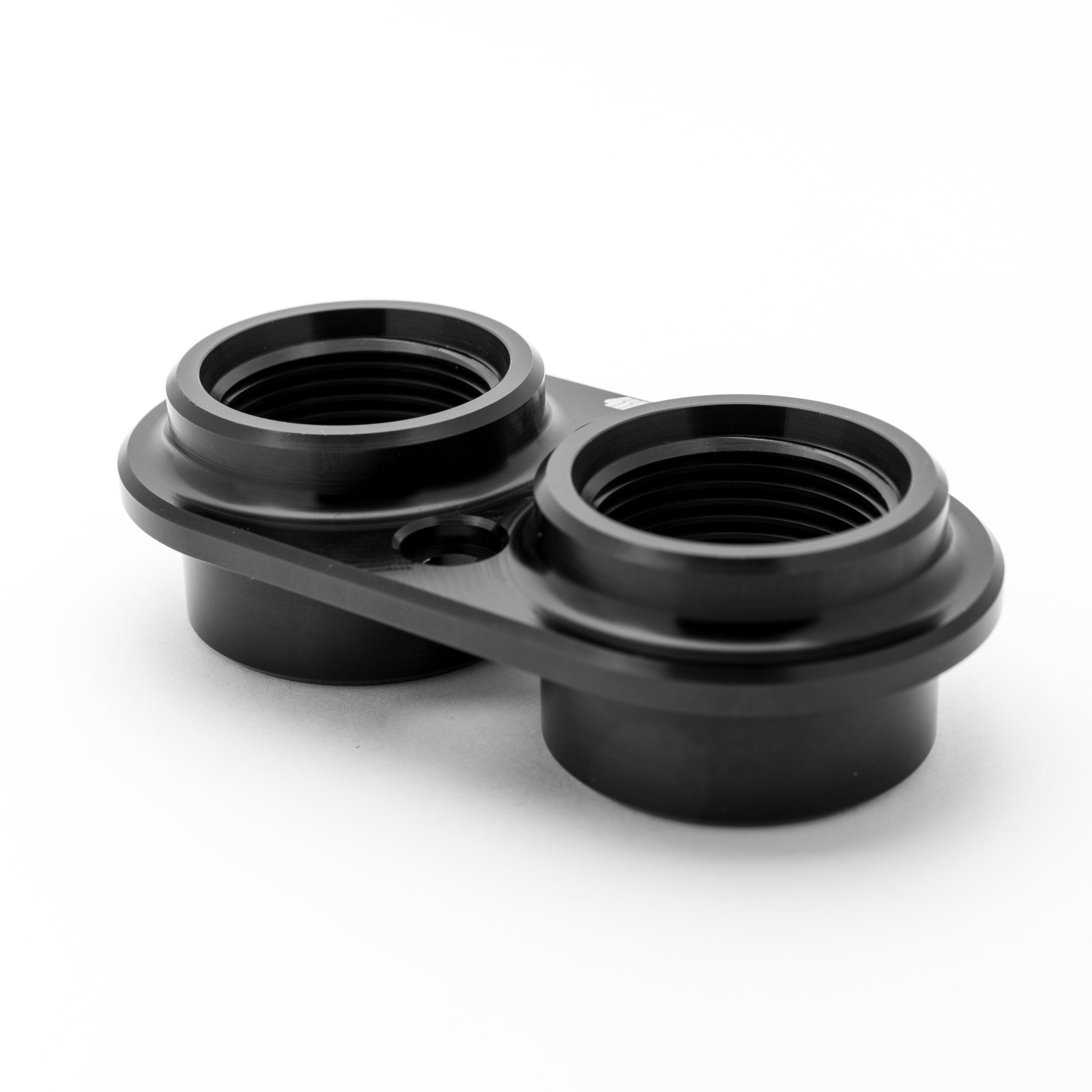 Black bulkhead on a white background