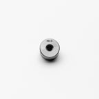 Metallic bung with M6x1.25 specification on a white background