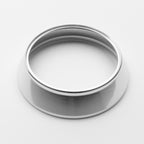 Metallic ring on a white background