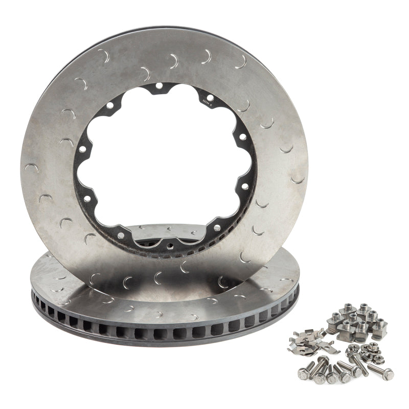 Alcon brake rotors with hardware