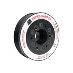 ATI 5.67in aluminum 6-groove damper for Mitsubishi Evo X – 3% underdrive, 1-piece pulley design