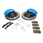 Alcon R35 Brake system components including rotors, calipers, and pads on a white background