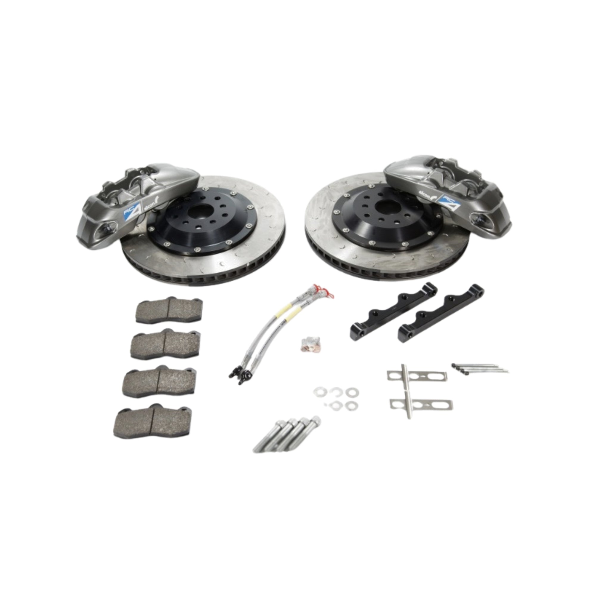 Alcon 2015+ BMW M3 F80 380x32mm 4 Piston Rear Brake Upgrade Kit - Grey