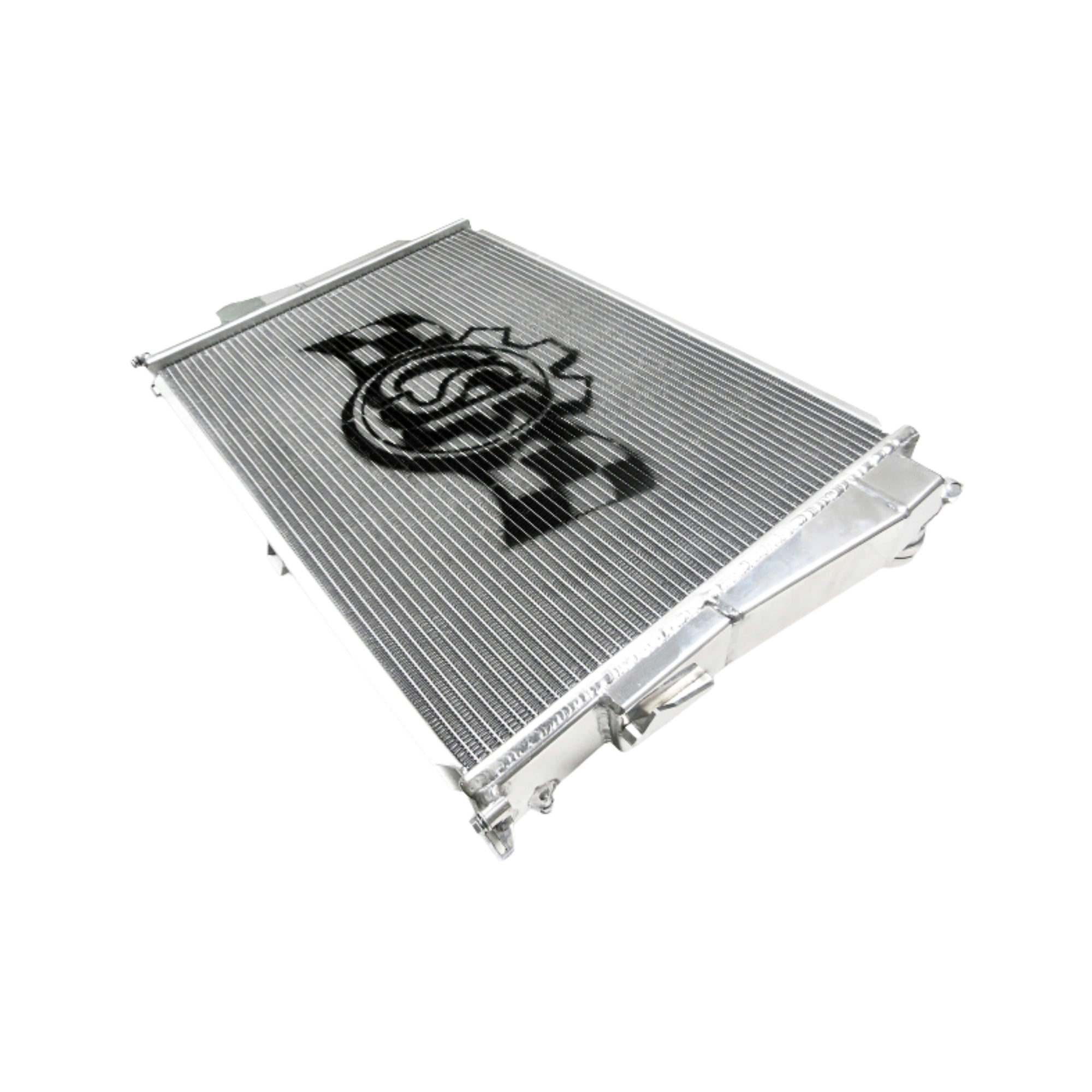 CSF BMW M3 radiator with a logo on a white background