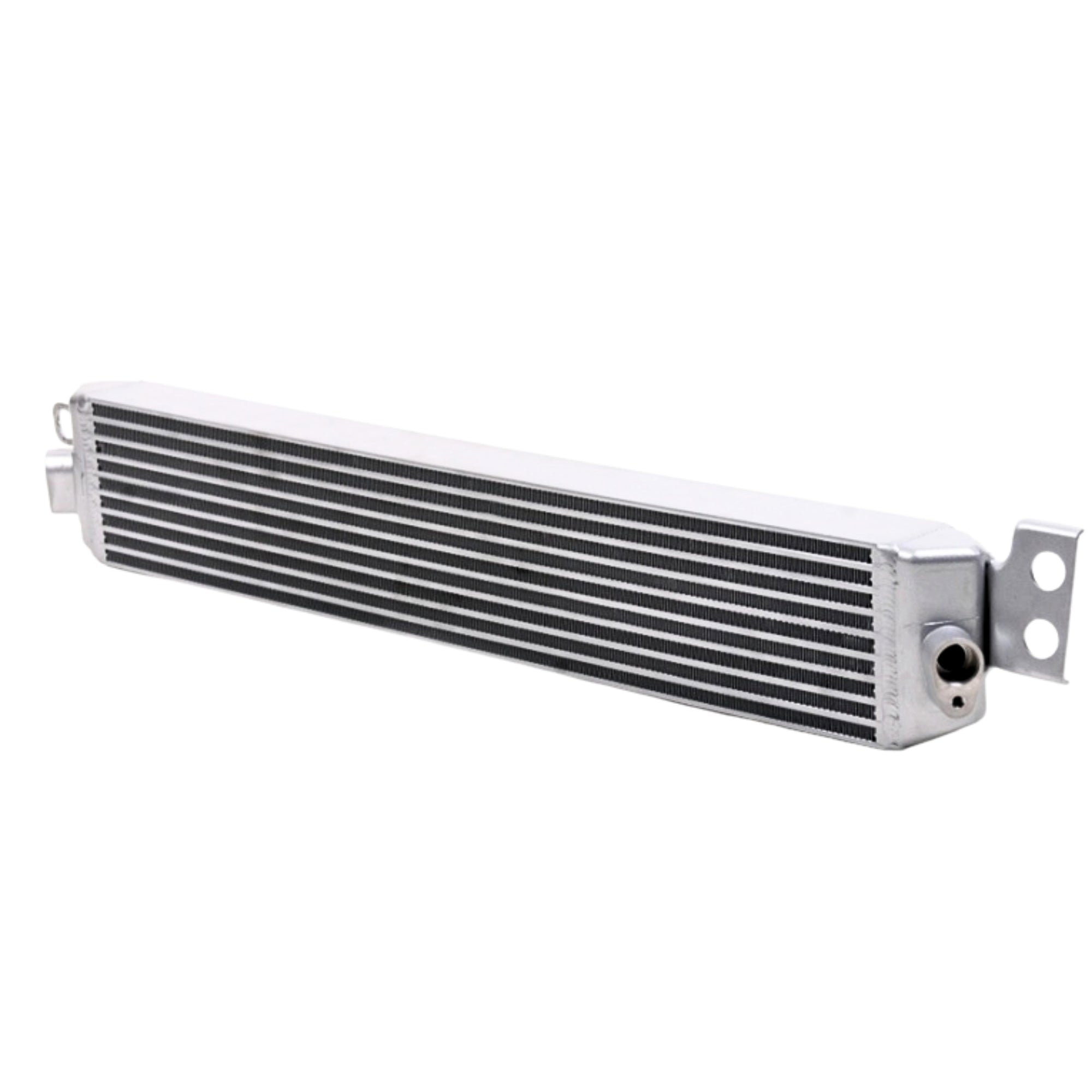 BMW csf race spec oil cooler front view of fins 