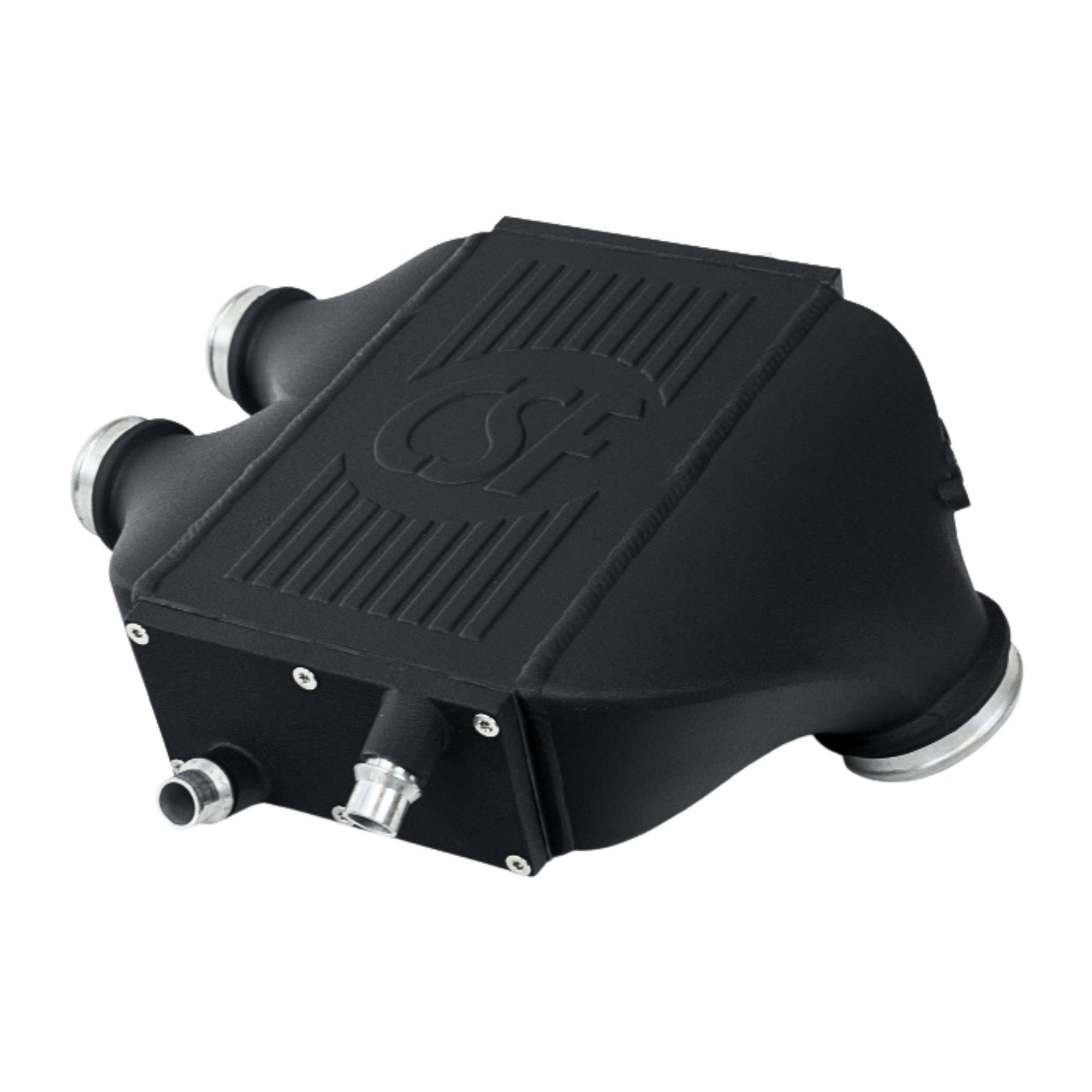CSF 2014 BMW M3/M4 F8X top mount charge air cooler – crinkle black finish for enhanced cooling performance