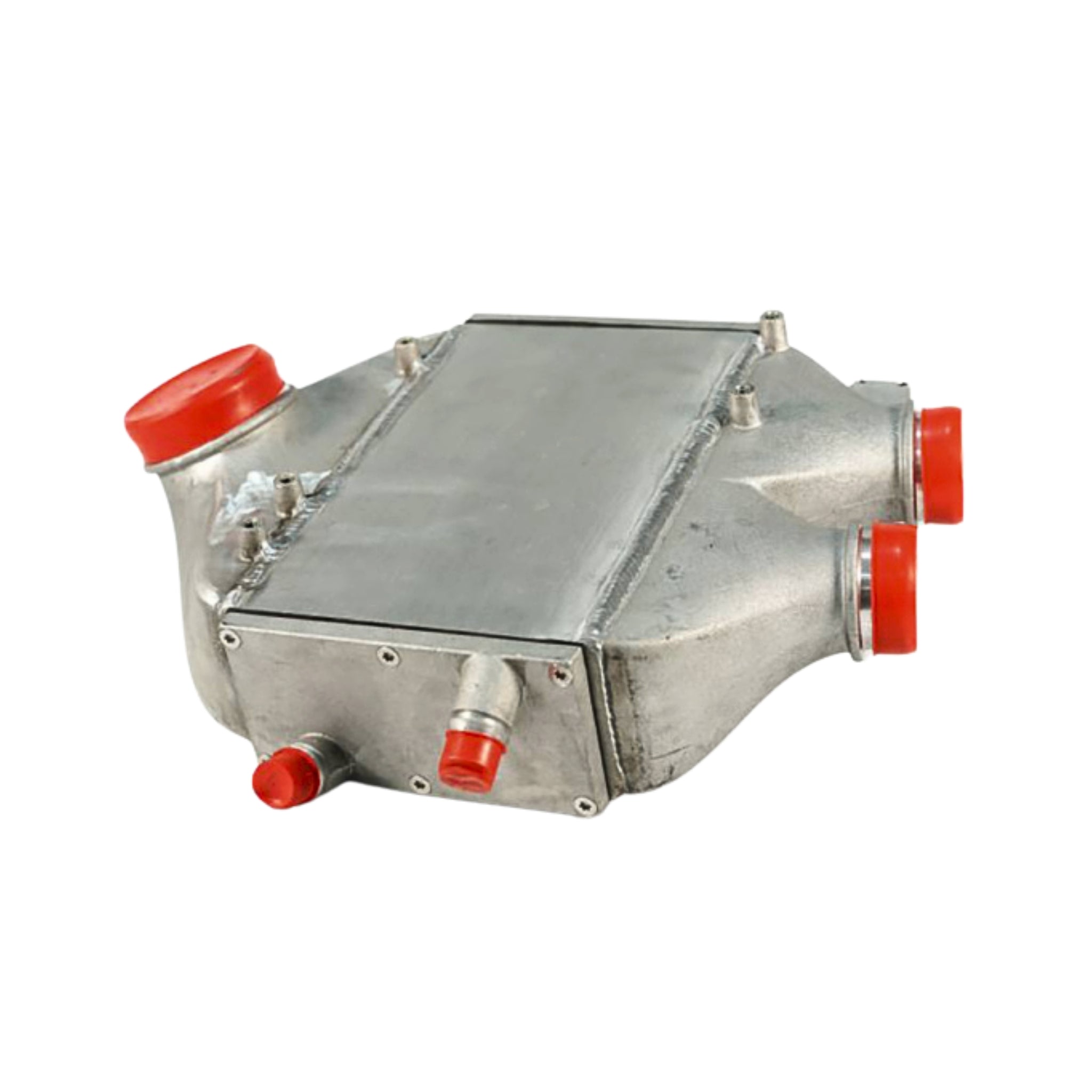 BMW M3/M4 F8X 2014 CSF top mount charge air cooler with raw aluminum finish – engineered for turbocharged engines

