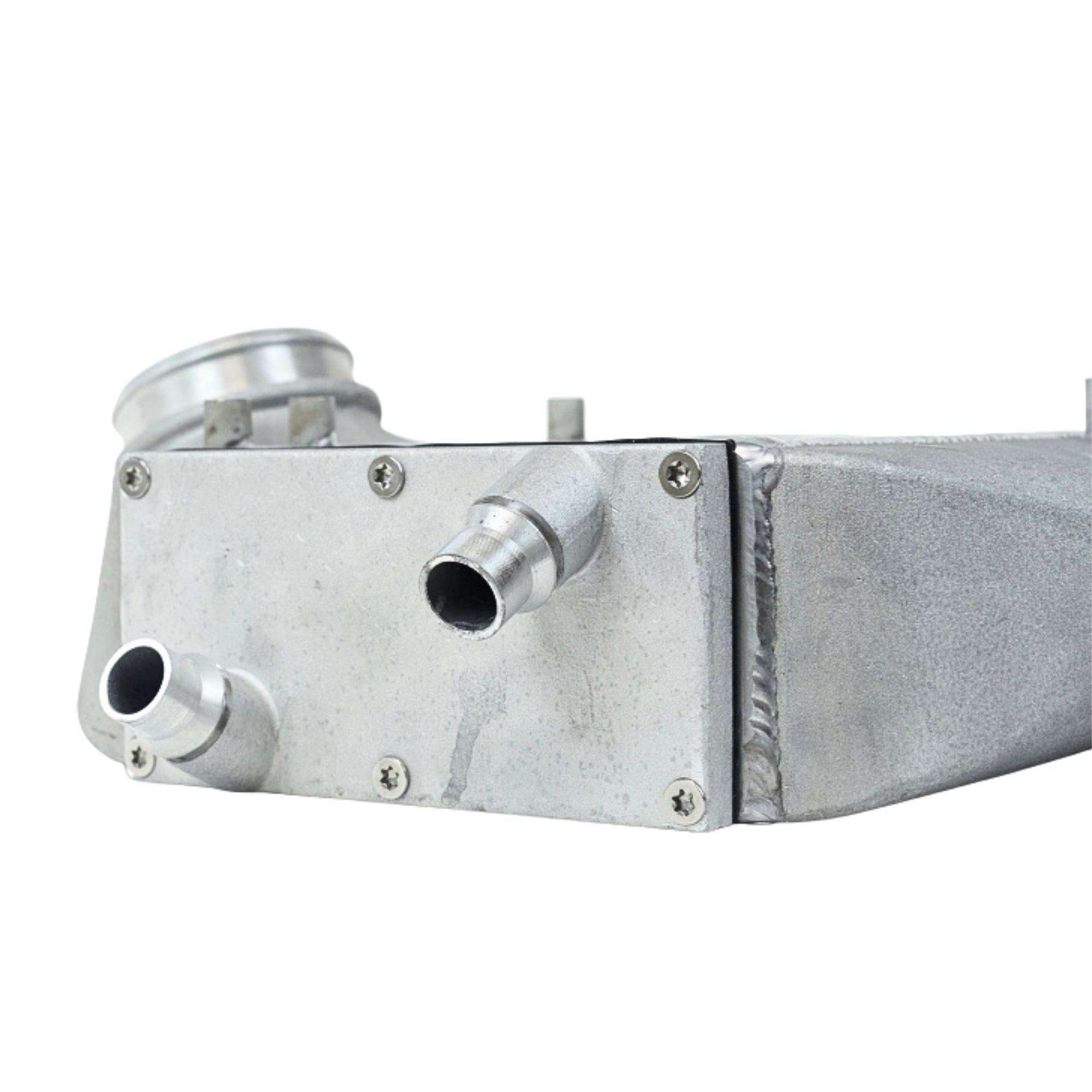 2014 BMW M3/M4 F8X CSF top mount charge air cooler – raw aluminum design for improved thermal efficiency
