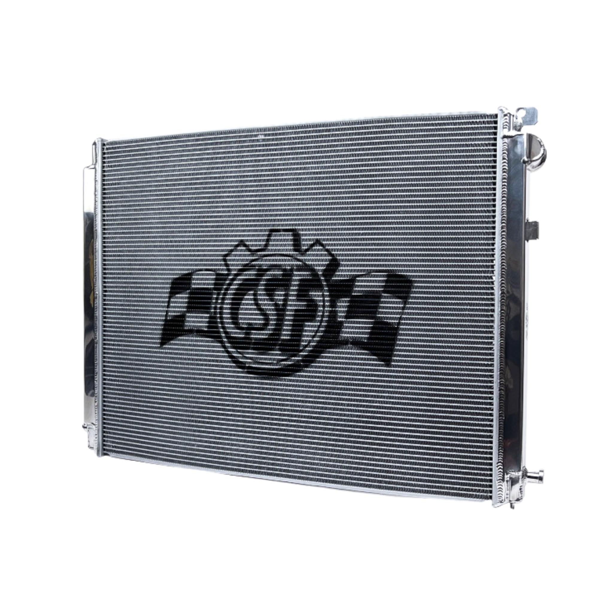 Toyota Supra and BMW Z4 Car radiator with a brand logo on a white background