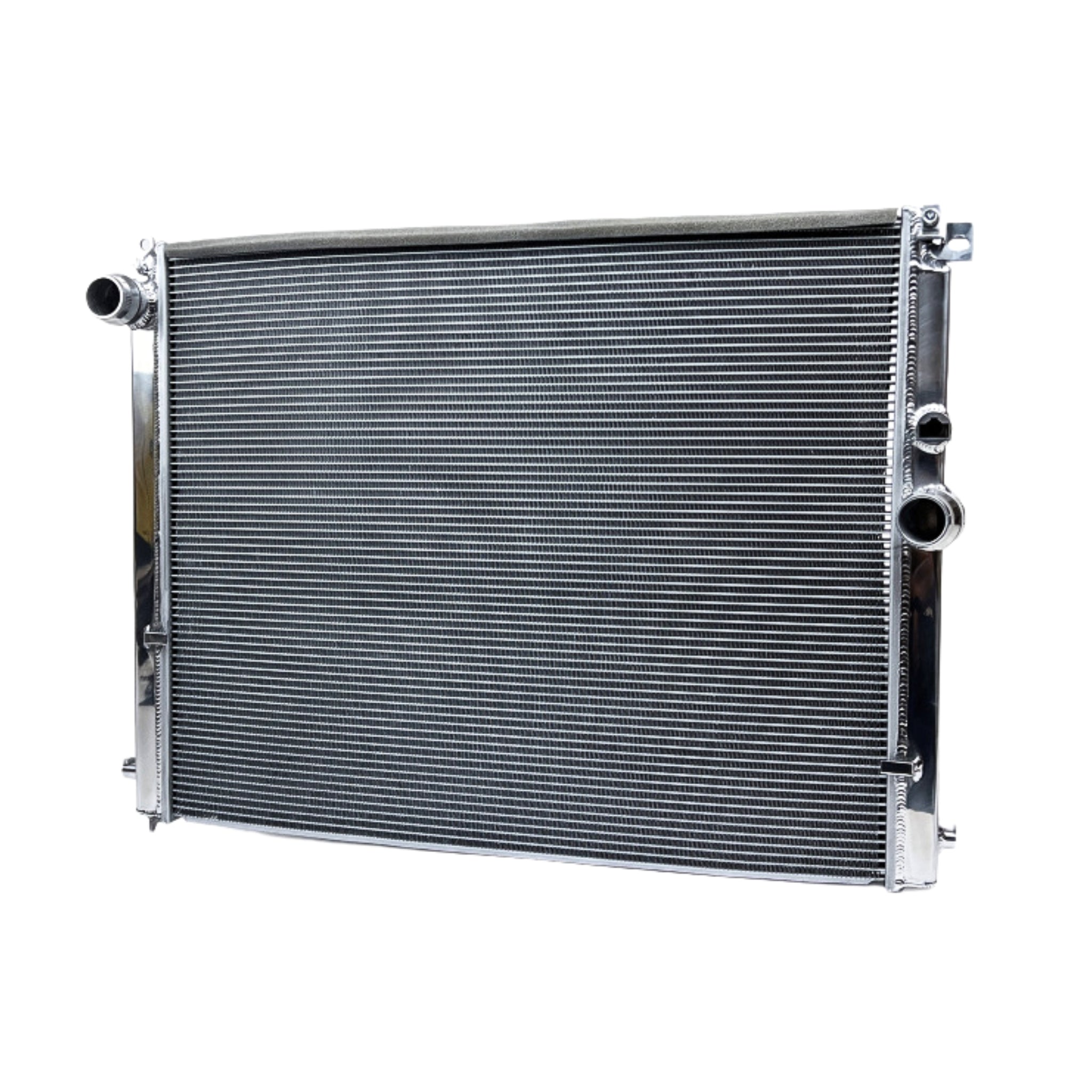 Car radiator on a white background