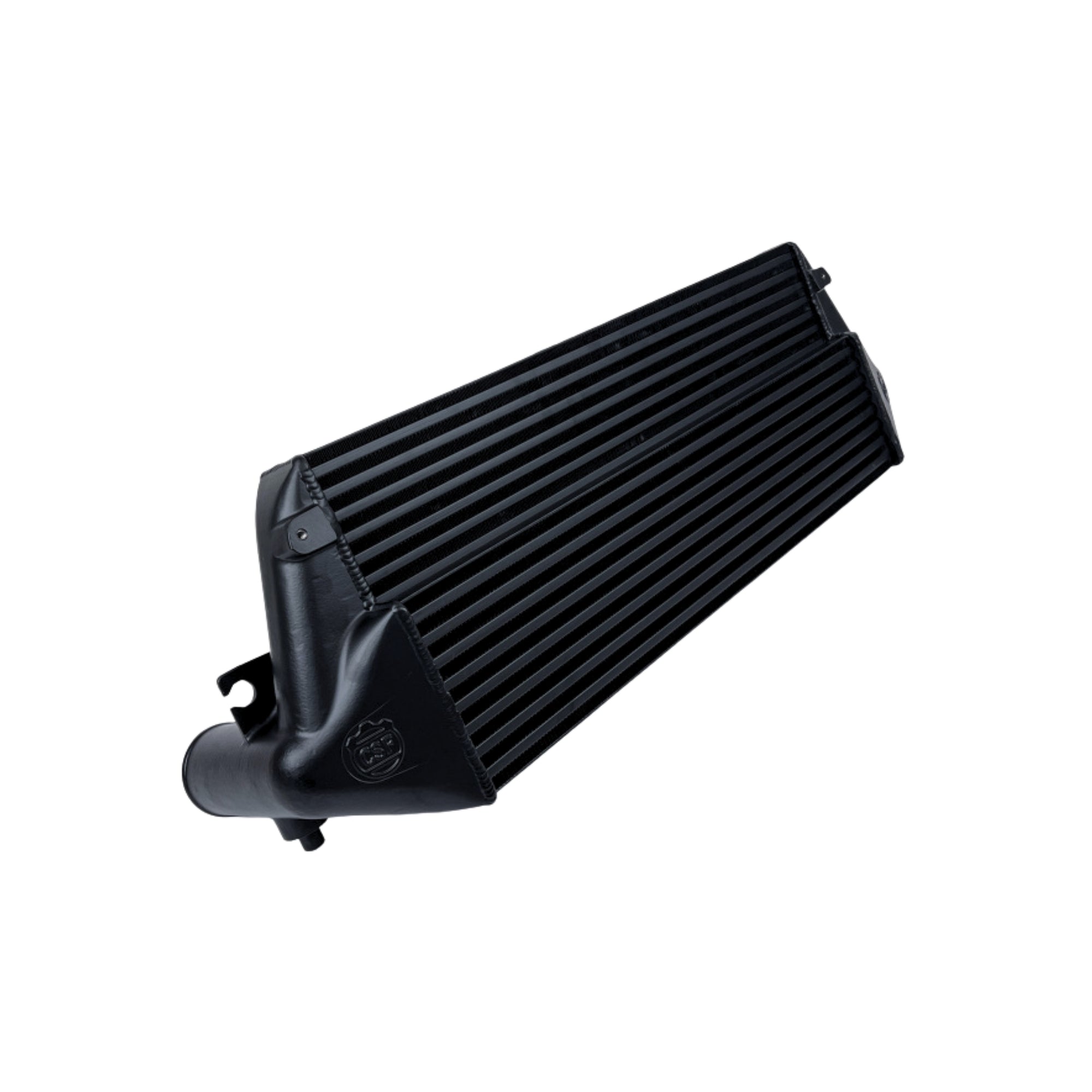 Toyota GR Corolla 2023 CSF high-performance stepped core intercooler system with black coating – enhanced charge air cooling

