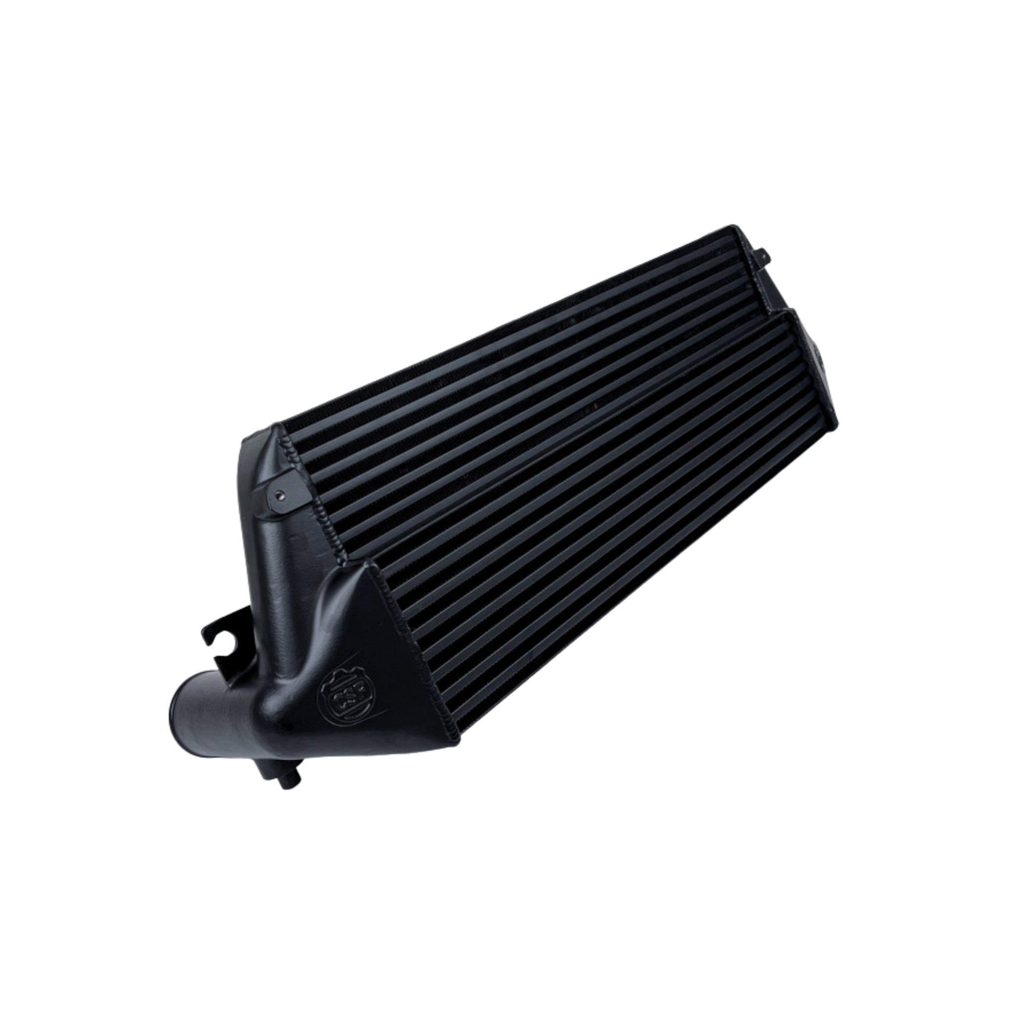 Toyota GR Corolla 2023 CSF high-performance stepped core intercooler system with black coating – enhanced charge air cooling

