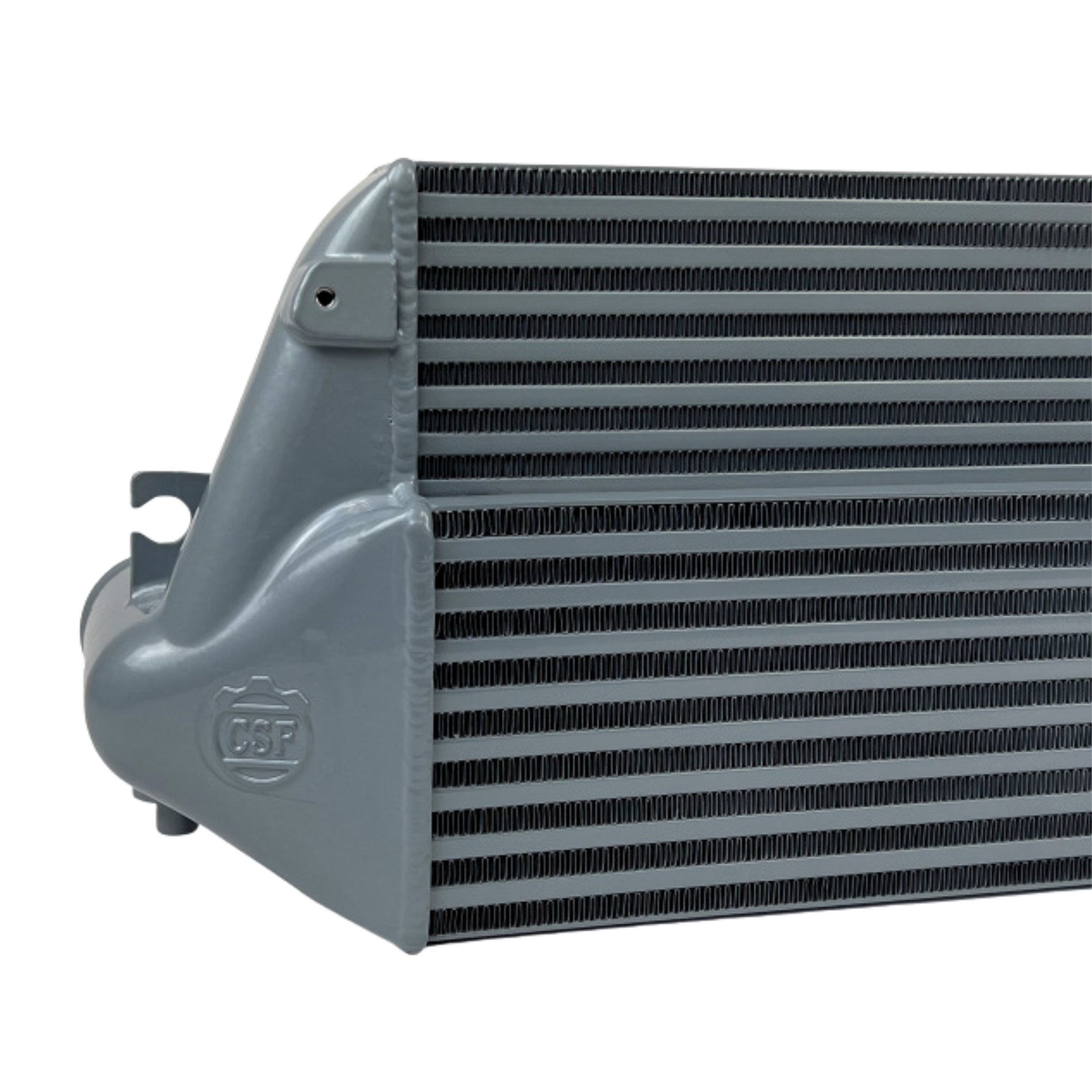 Intercooler with a CSF brand logo on a white background