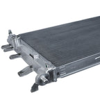 Metallic radiator on a white background