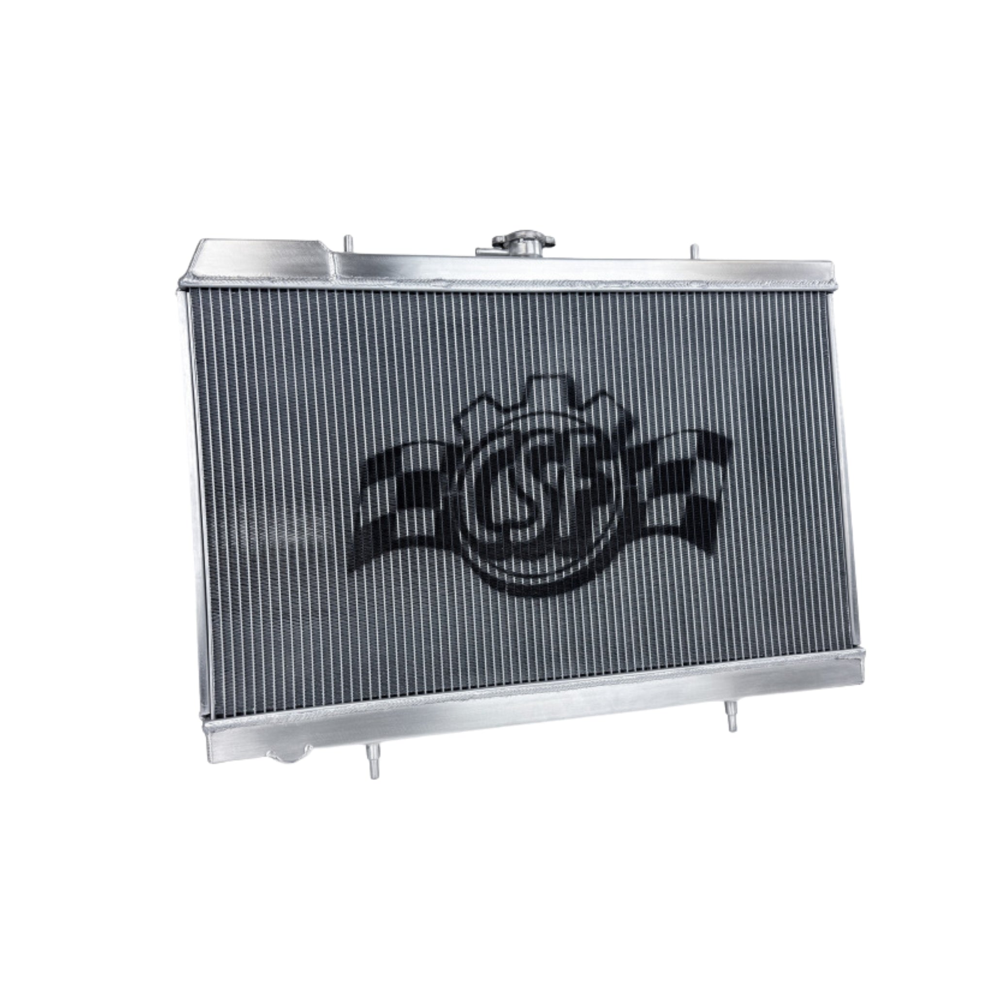 Radiator with a CSF brand logo on a white background