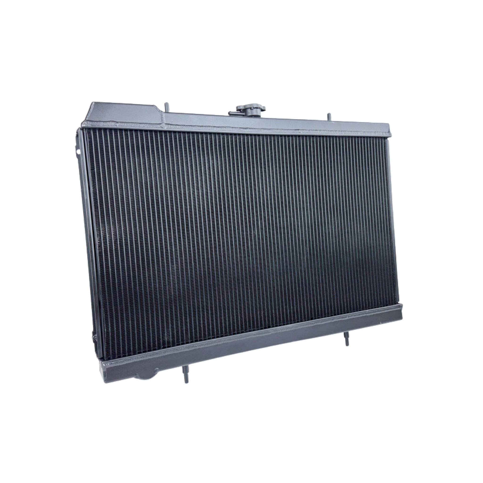 Car radiator on a white background