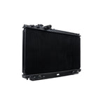 CSF Supra Black radiator on a white background