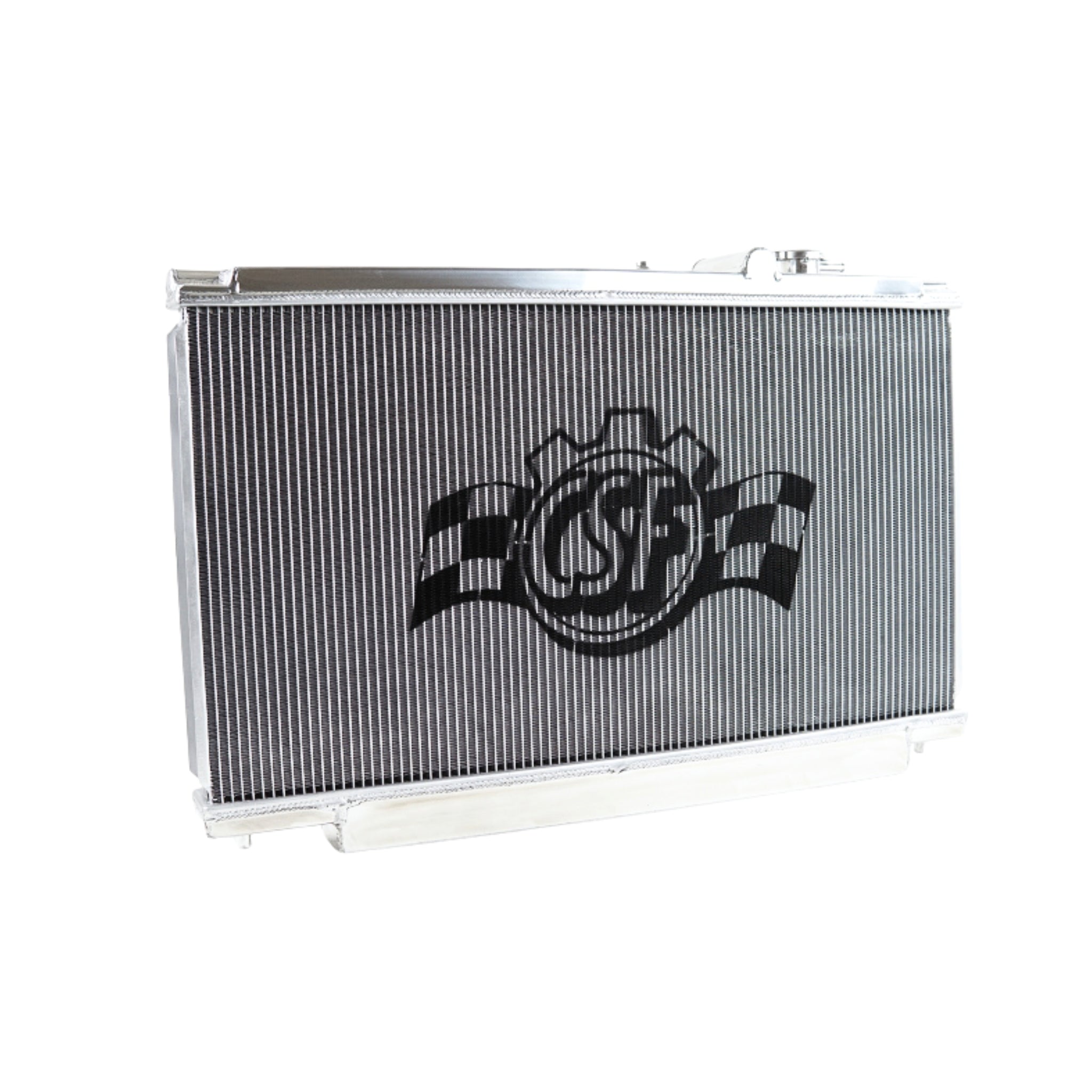 Radiator with a CSF brand logo on a white background