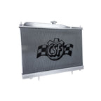 GTR Nissan CSF radiator with a brand logo on a white background