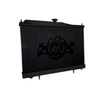 GTR R33 Black radiator with a logo on a white background