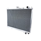 Metallic radiator on a white background