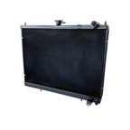 GTR R24 Black radiator on a white background