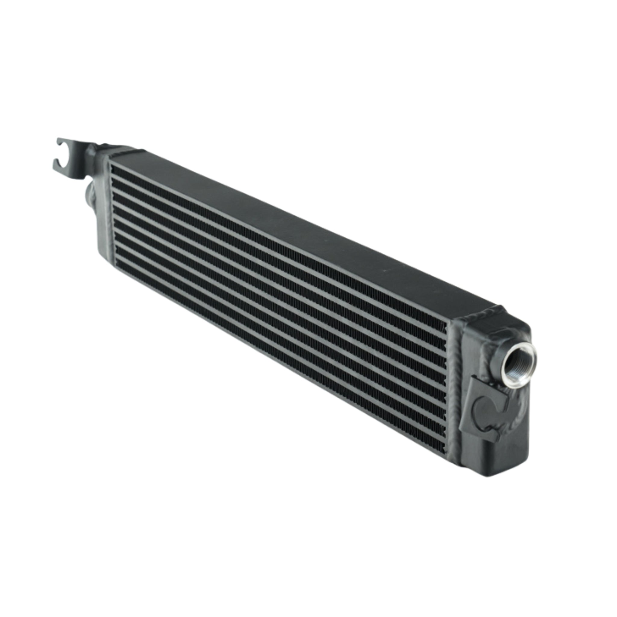 Group A Black intercooler on a white background