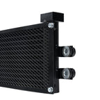 BMW Black radiator grille with mounting hardware on a white background