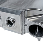 BMW B58 CSF Gen 2 Race X charge air cooler manifold with raw billet aluminum finish – precision CNC machined for performance
