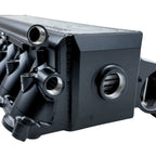 CSF Race X Gen 2 charge air cooler manifold with thermal black finish – engineered for superior cooling on BMW B58 platforms
