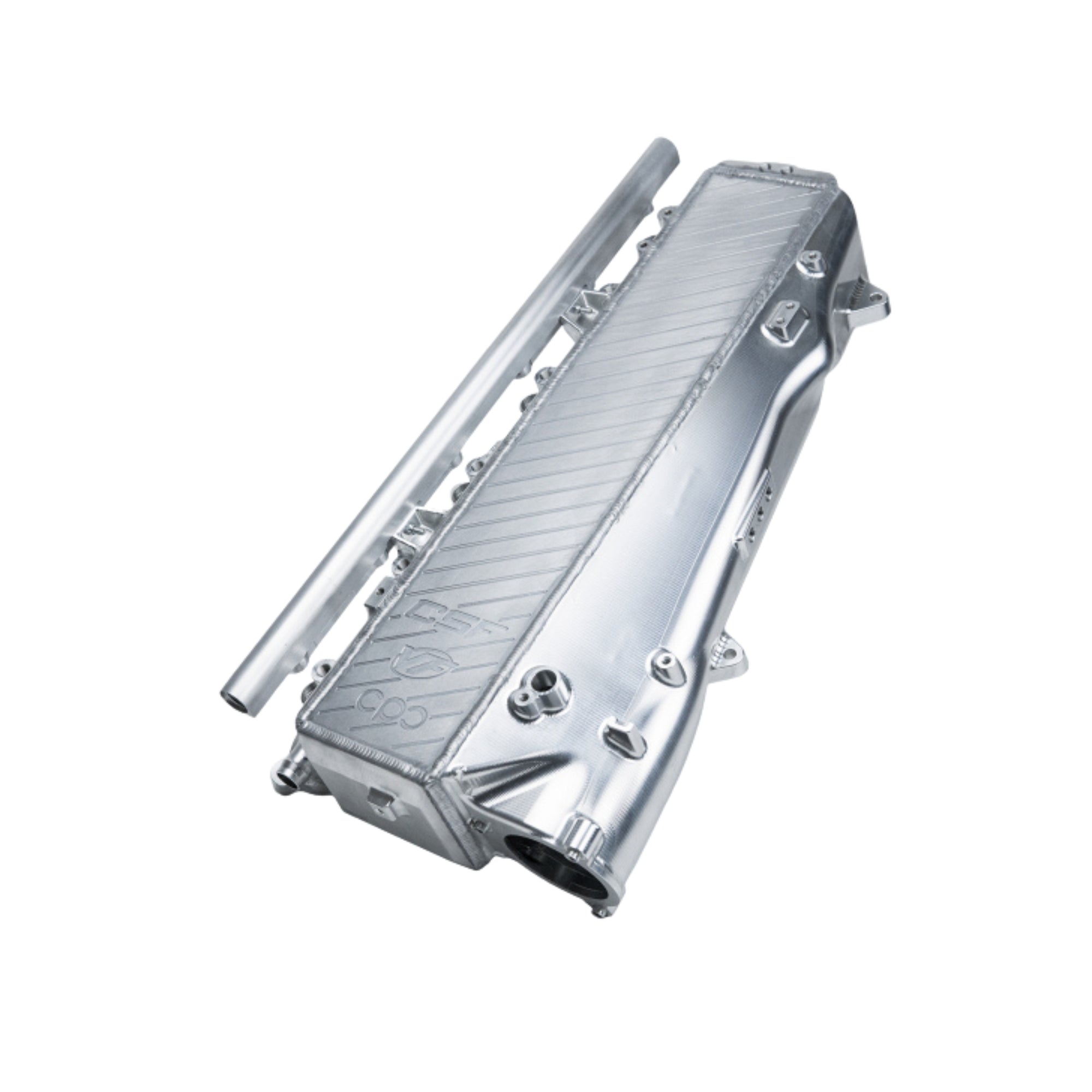 CSF Toyota Metallic manifold on a white background