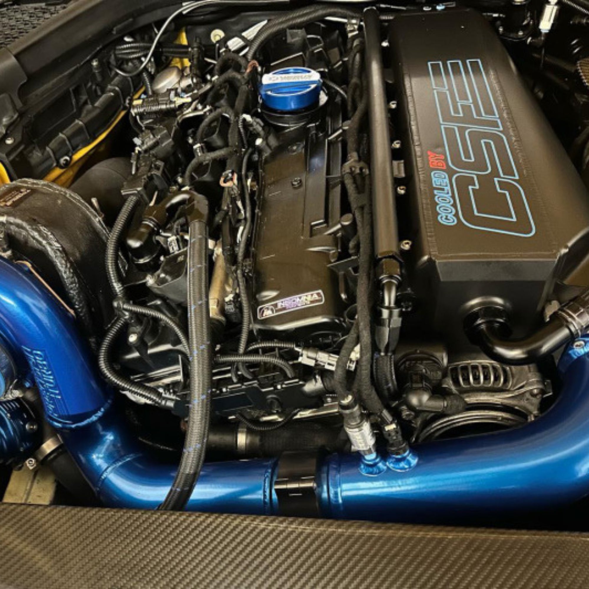 CSF Gen 2 B58 Race X Charge-Air-Cooler Manifold – Thermal Black Finish