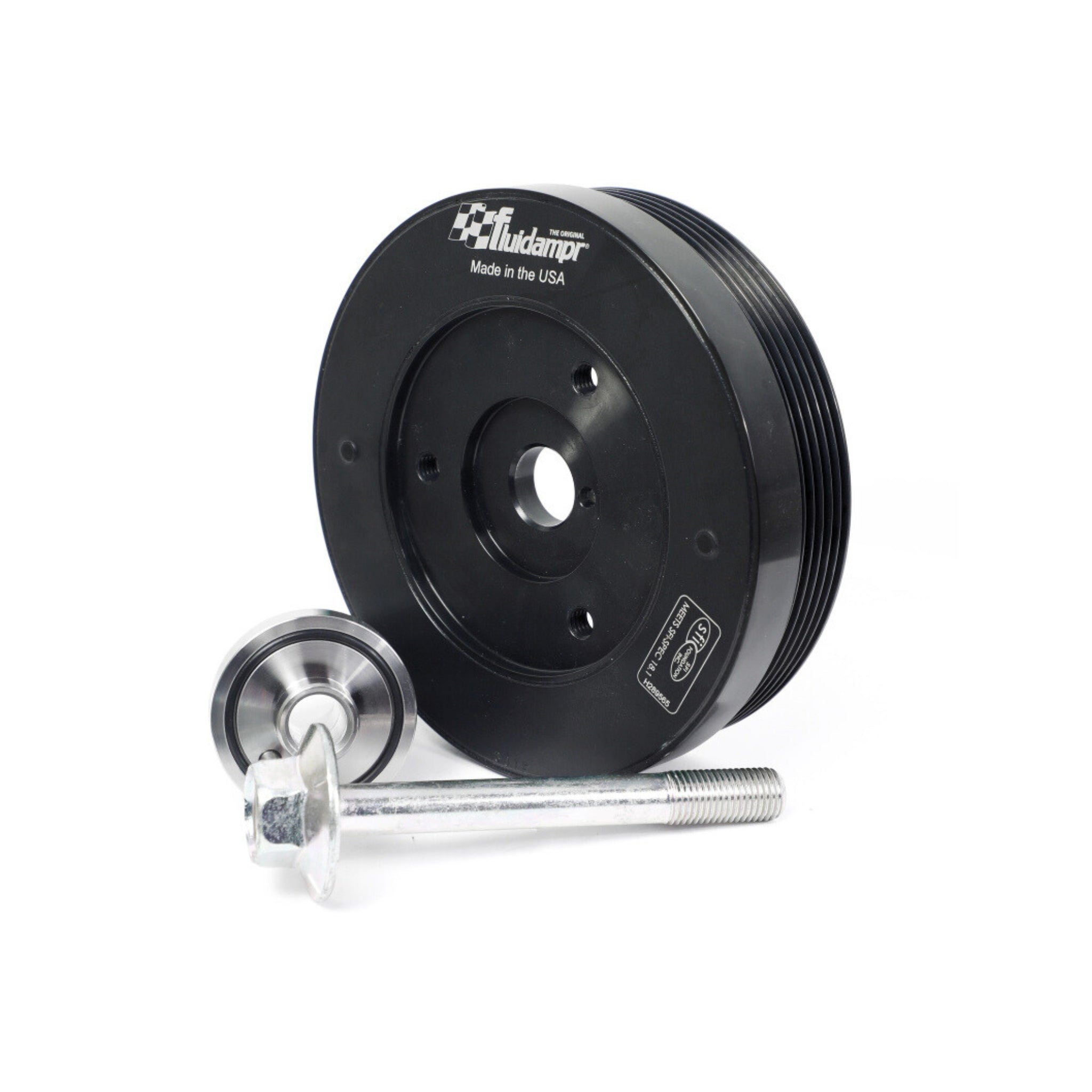 Steel internally balanced Fluidampr harmonic damper with adapter for Toyota GR86 and Subaru BRZ 2022 FA24 engines – performance upgrade
