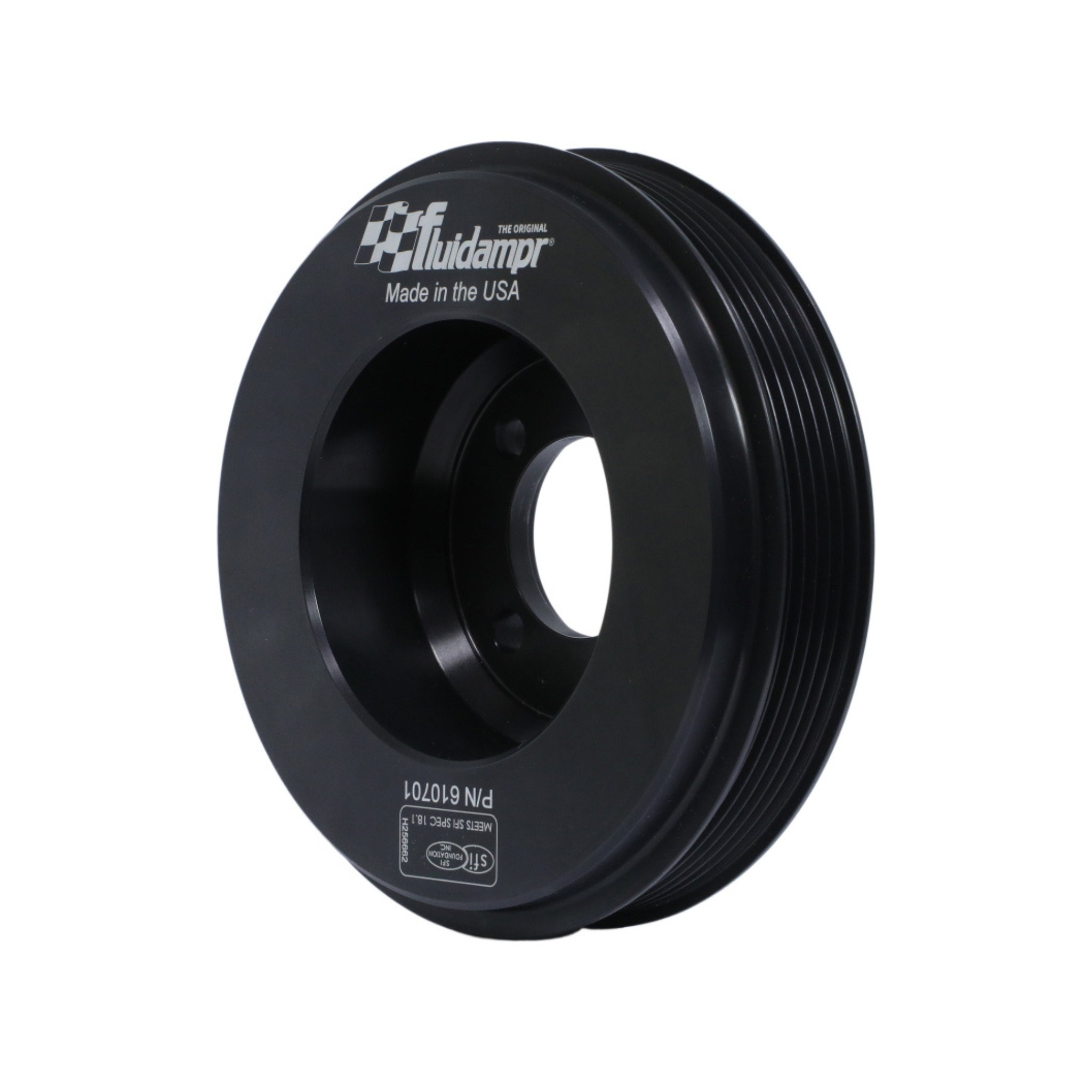 Fluidampr internally balanced damper for Evo 8 and 9 – steel construction for reliable high RPM performance
