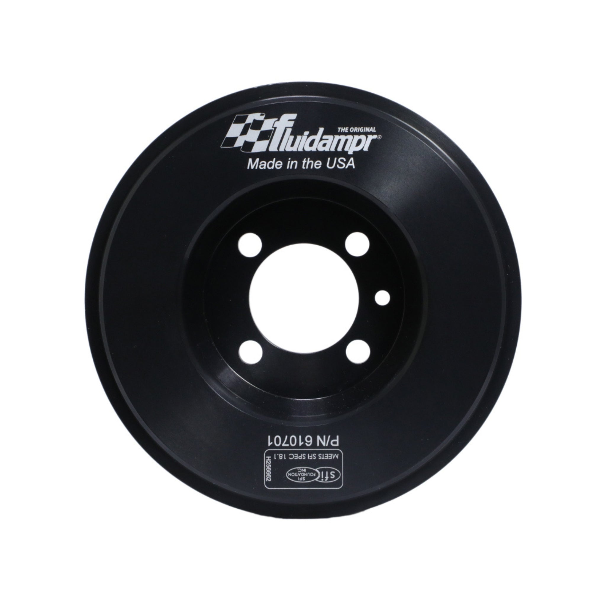 Fluidampr steel internally balanced harmonic damper for Mitsubishi Evo 8 and Evo 9 – reduces engine vibration
