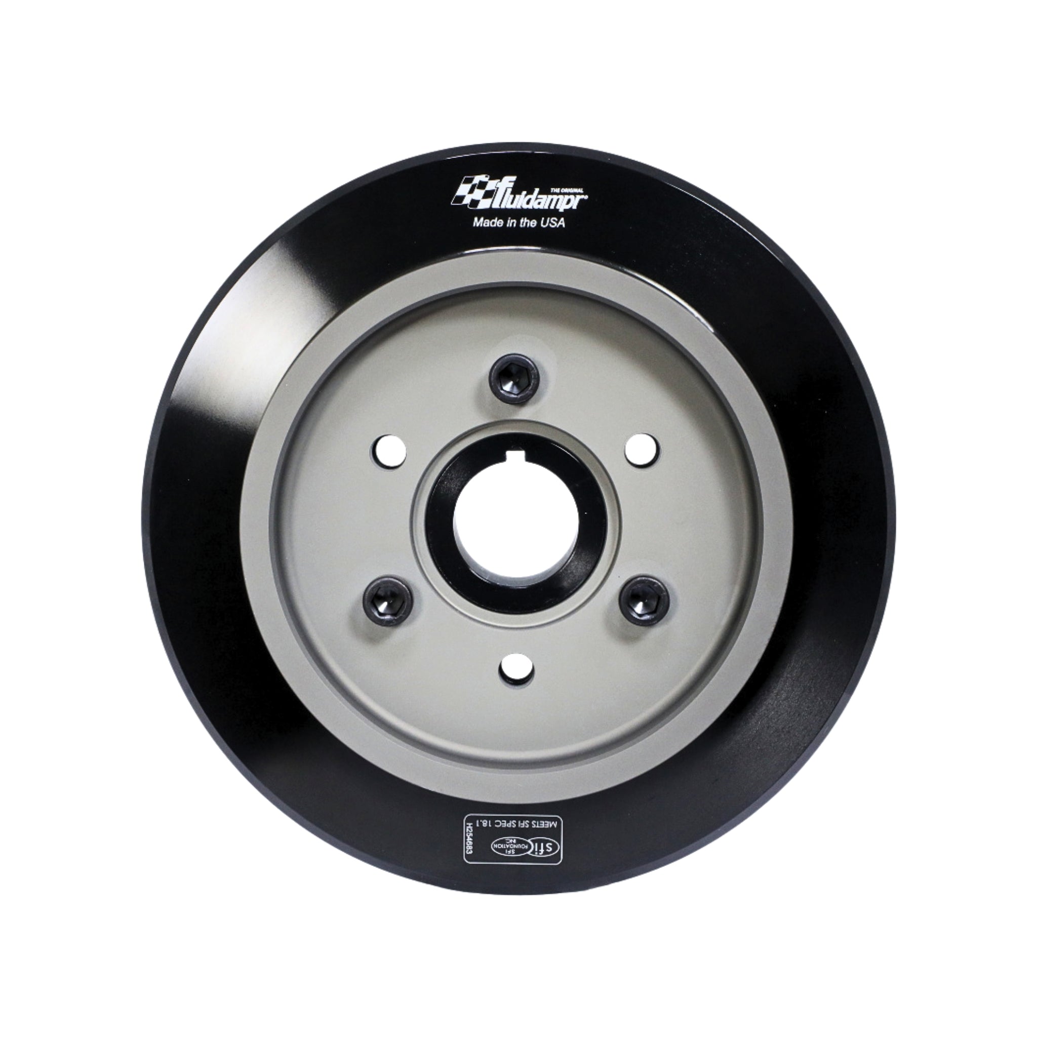 Toyota 2JZ I6 engine Fluidampr steel damper – aftermarket part engineered for vibration control and engine smoothness
