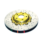 DBA 5000 Series rear rotor ring for Nissan GT-R – drilled and slotted replacement for high-performance braking