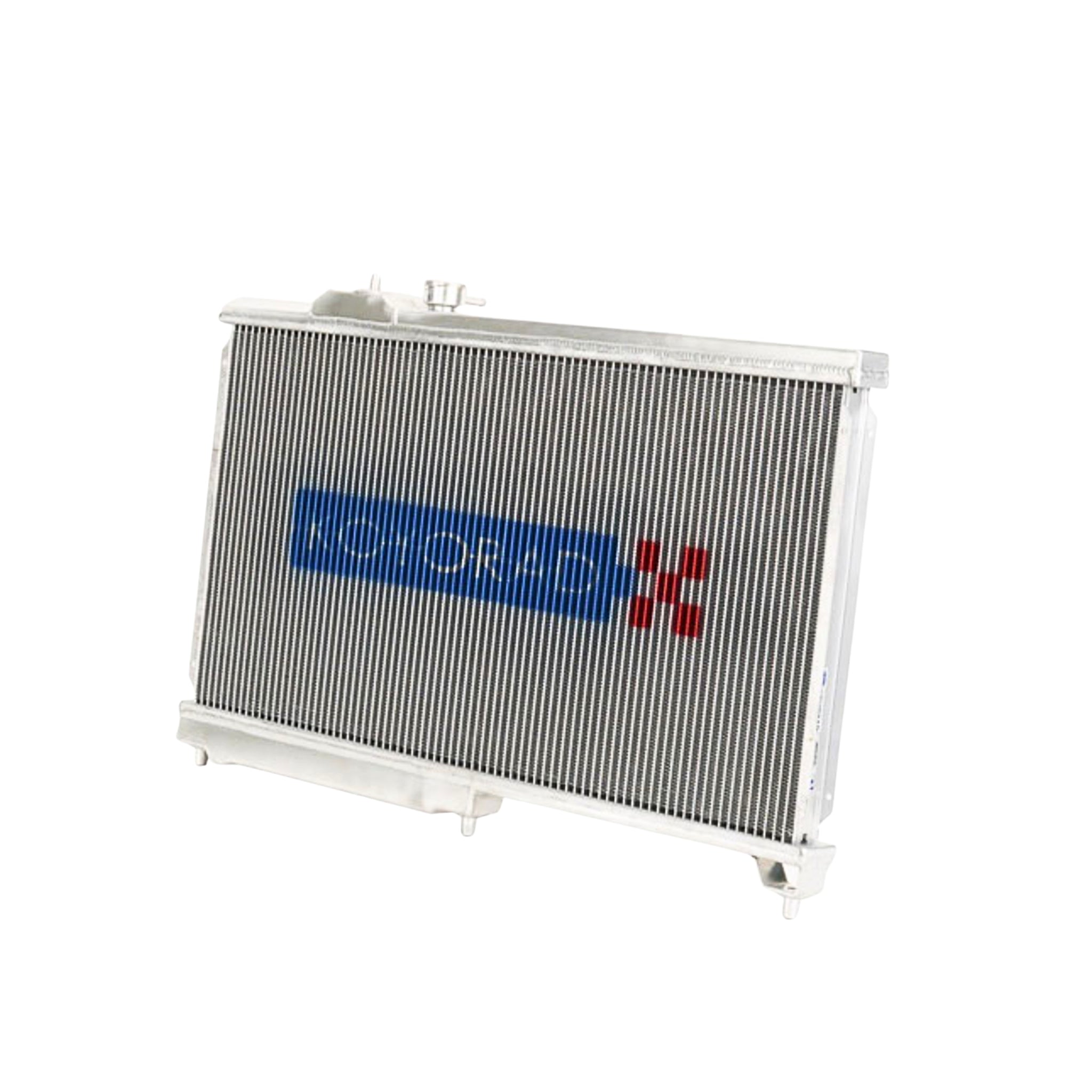 Radiator with a brand logo on a white background