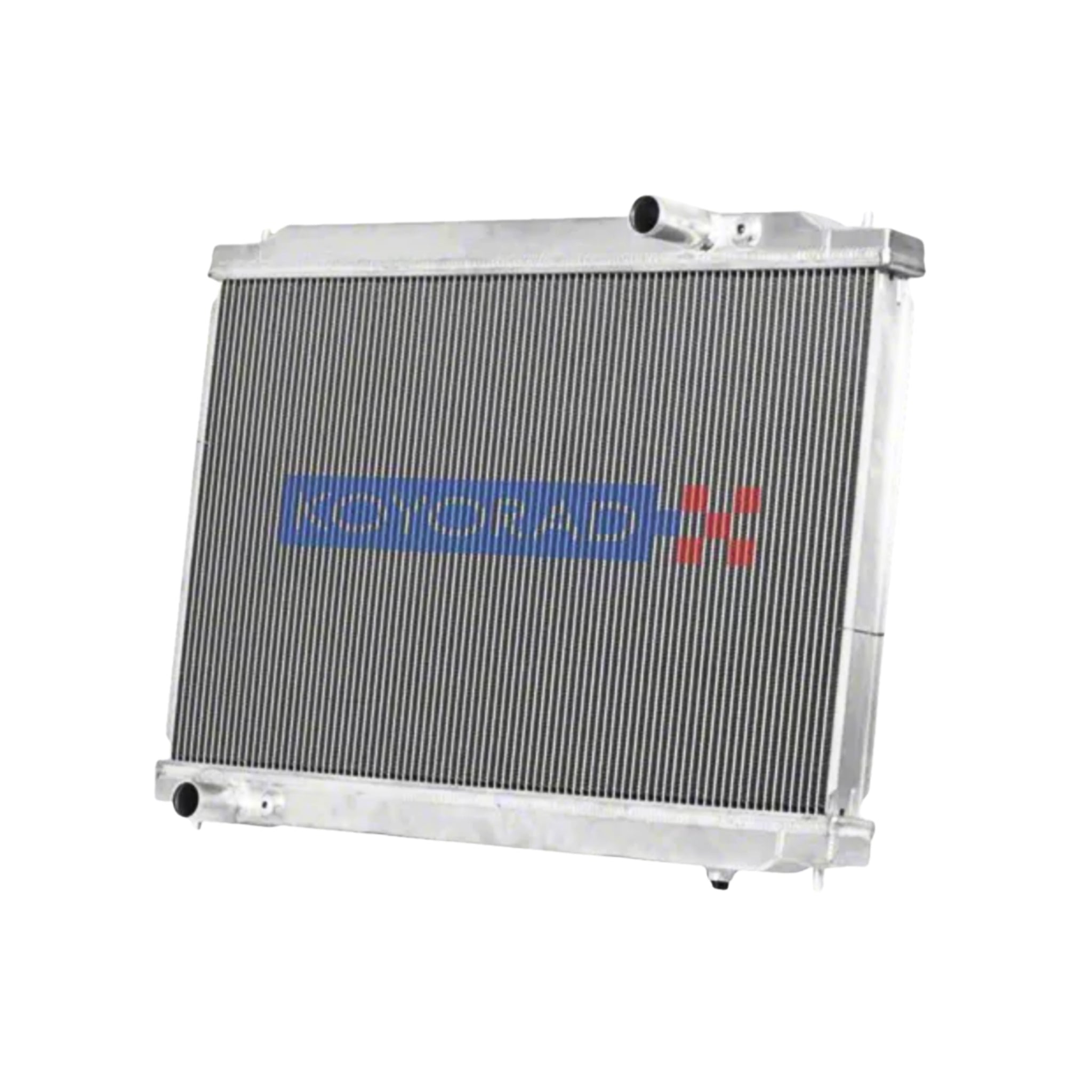 Car radiator with a Koyorad brand logo on a white background