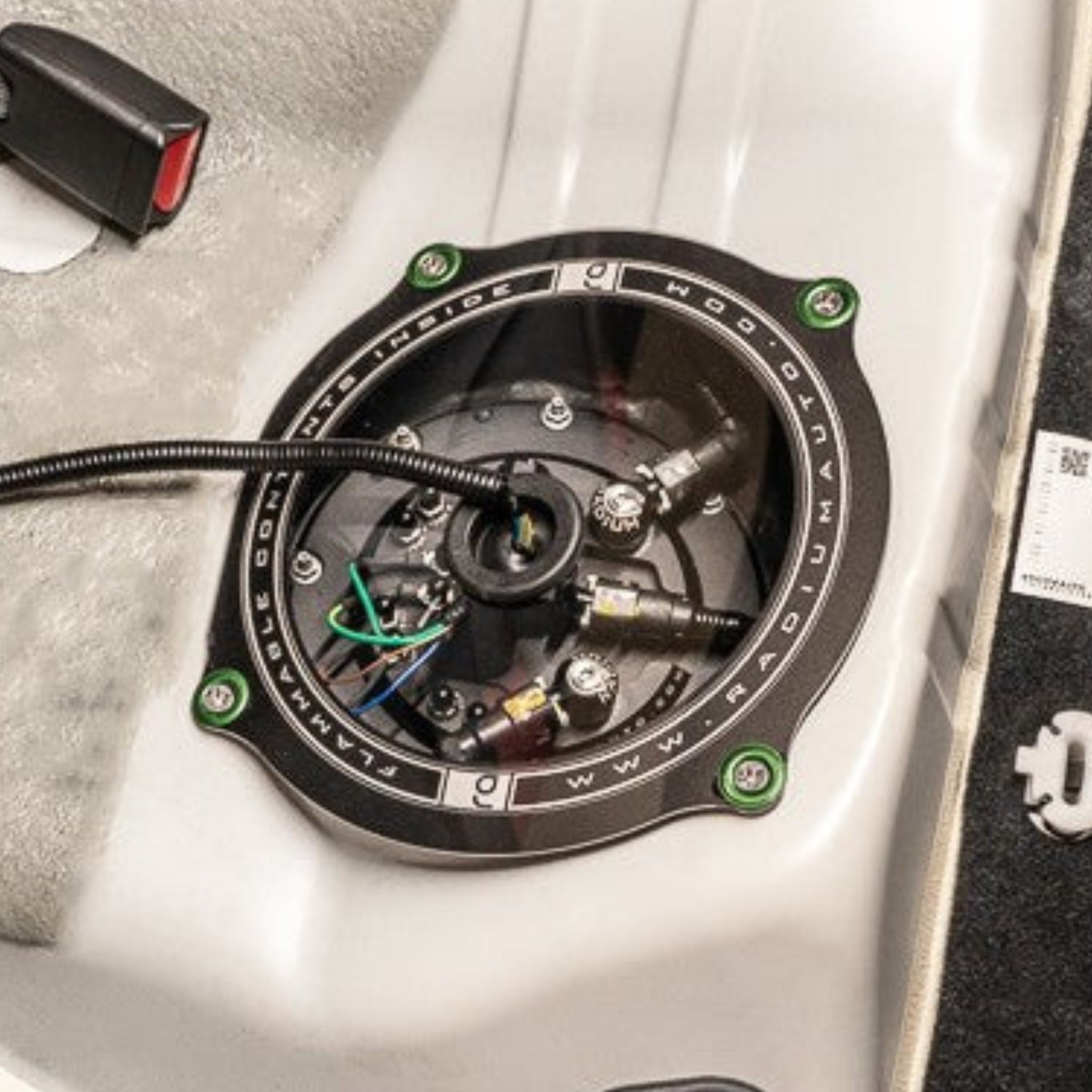 Select Speed Shop S13 & R32 fuel pump access cover with hardware – service panel upgrade