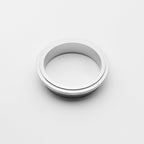 V-Band Ferrule Male metallic ring on a white background