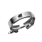 Metallic clamp with '411 Works' logo on a white background