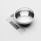 Stainless transition with ruler with measurement markings