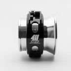 Metallic mechanical component with '411 Works' branding on a white background